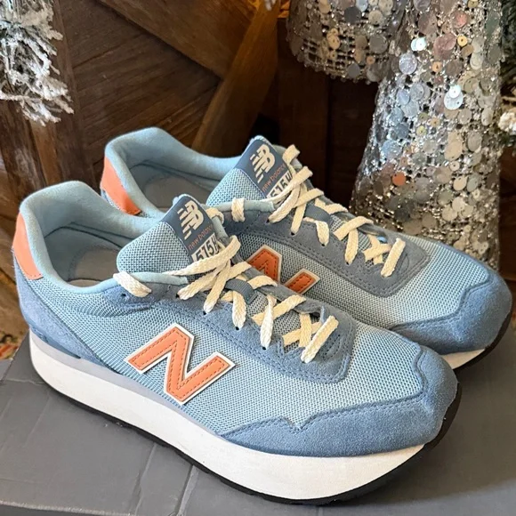 New Balance 515H V1 chrome Blue and Copper Sneakers Sz 10 - Picture 2 of 11